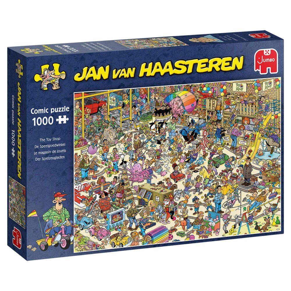 Jumbo Spiele Puzzle Jan van Haasteren - Spielzeuggeschäft 1000 Teile, 1000 Puzzleteile