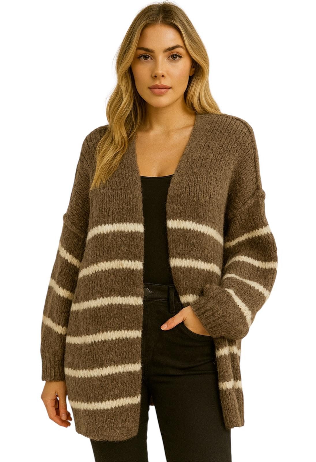 Worldclassca Cardigan Worldclassca Strickjacke Cardigan Open Front Pullover günstig online kaufen