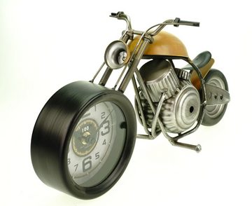 formano Uhr Tischuhr Motorrad Shopper Bike 34 cm aus Metall Formano Uhr
