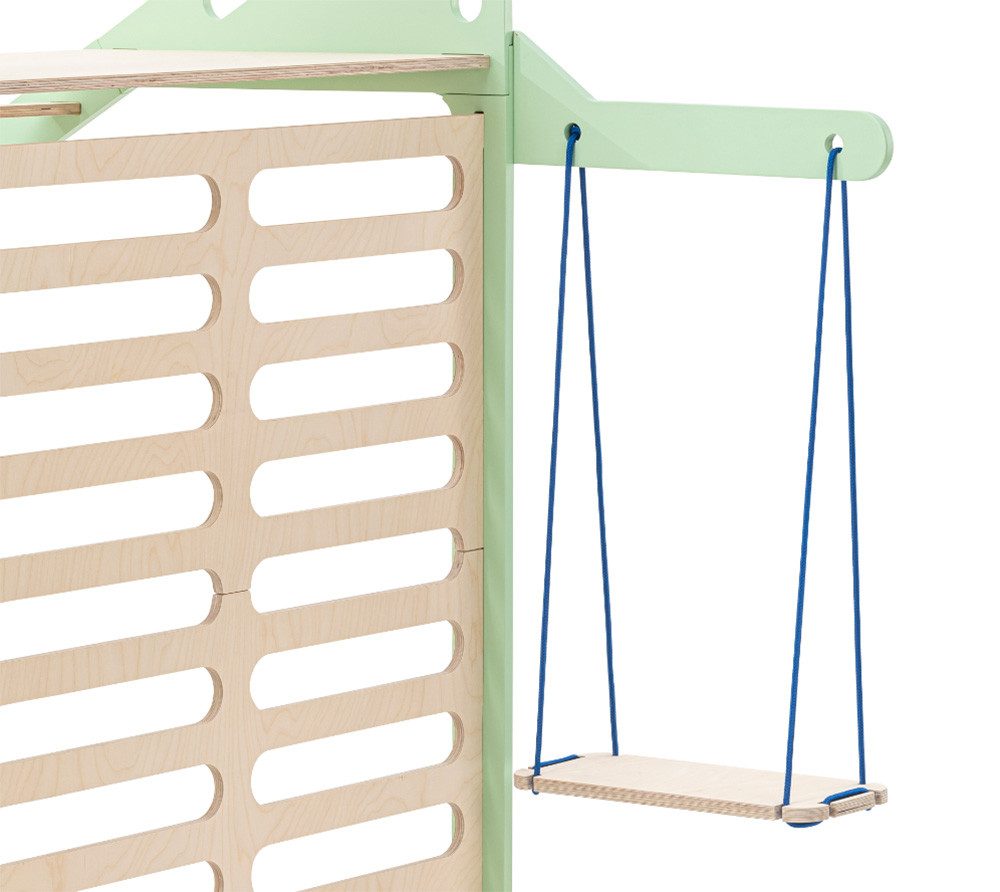 MamaToyz Tafel & Schaukel, (1-tlg), EN71 zertifiziert, 12 Monate bis 15 Jahre, LxBxH 210x100x150cm