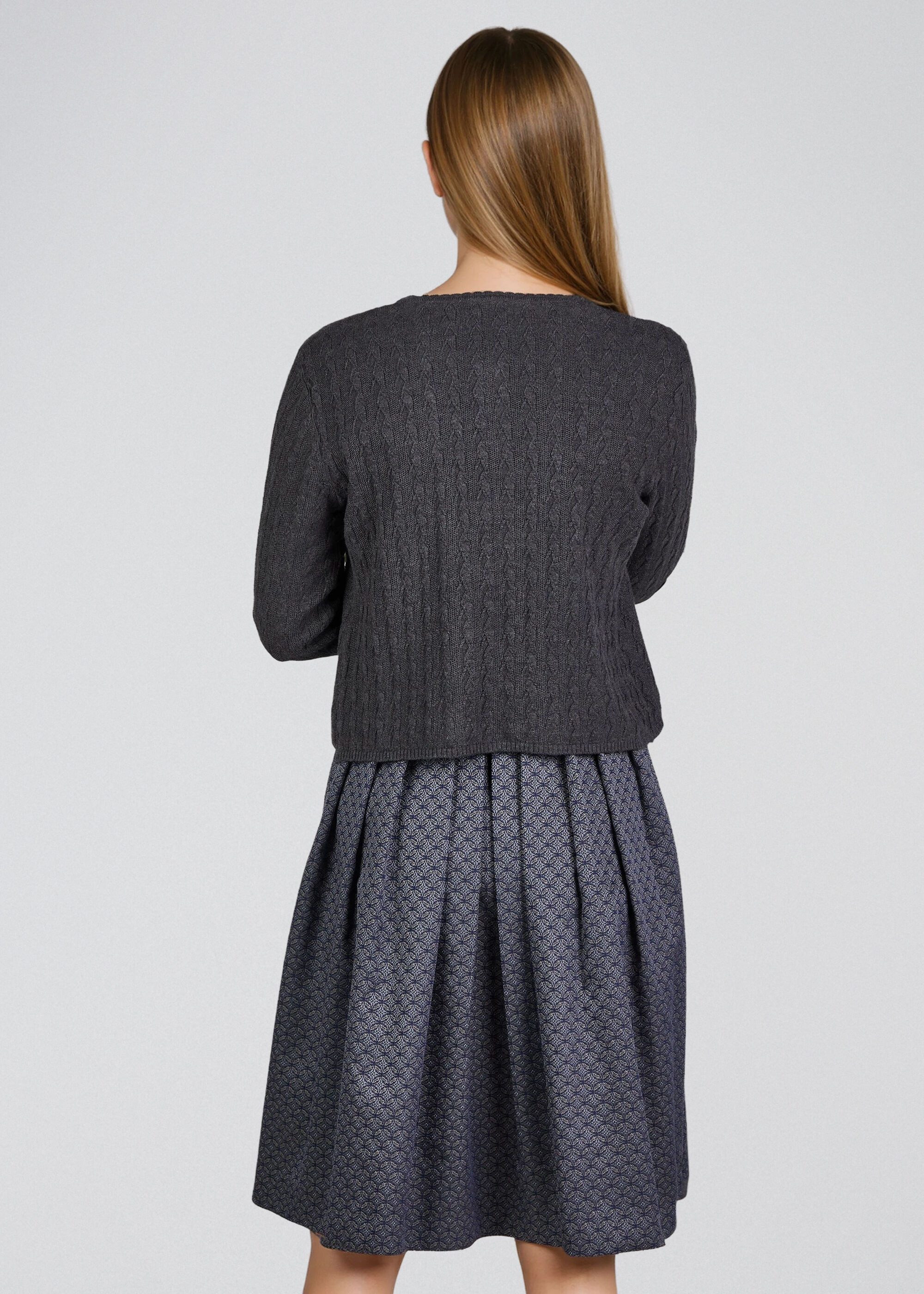 Spieth & Wensky Trachtenstrickjacke Hummeltal (1-tlg) Trachtenjacke mit klassischem Zopfmuster – Bild 3 von 5