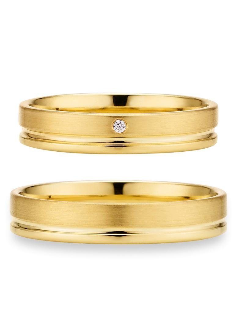 Phönix Trauring Schmuck Geschenk Gold 333 Trauring Ehering LIEBE versch. Varianten, Goldring mit oder ohne Brillant - Made in Germany