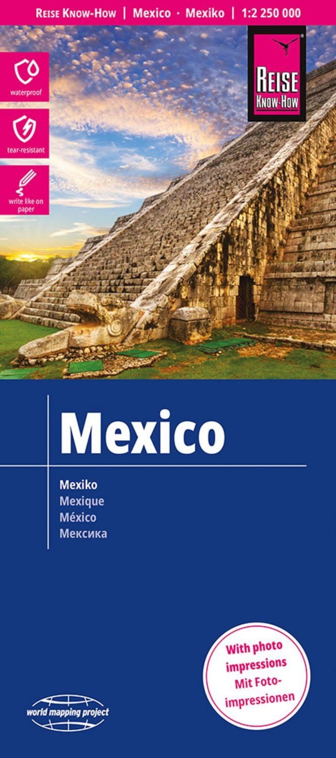 Reise Know-How Landkarte Mexiko Mexico