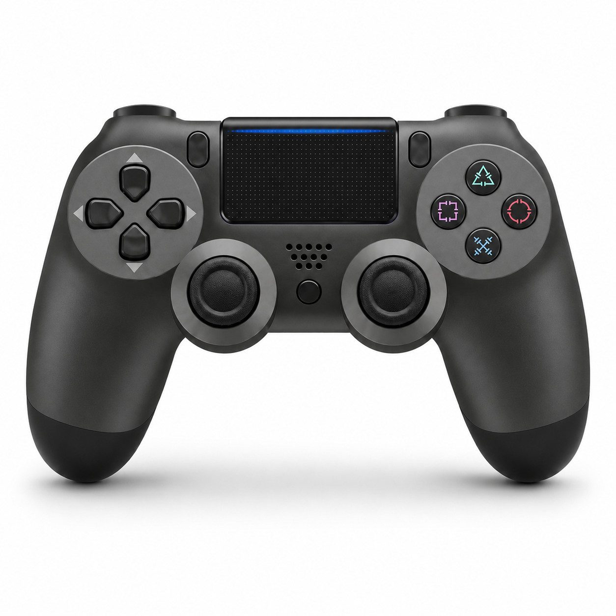 Lisabonde Bluetooth Gamepad ergonomisch für PC Tablet Smartphone Controller (Dual-Vibration,6-Achsen-Sensor,Kopfhöreranschluss,Lichtleiste)