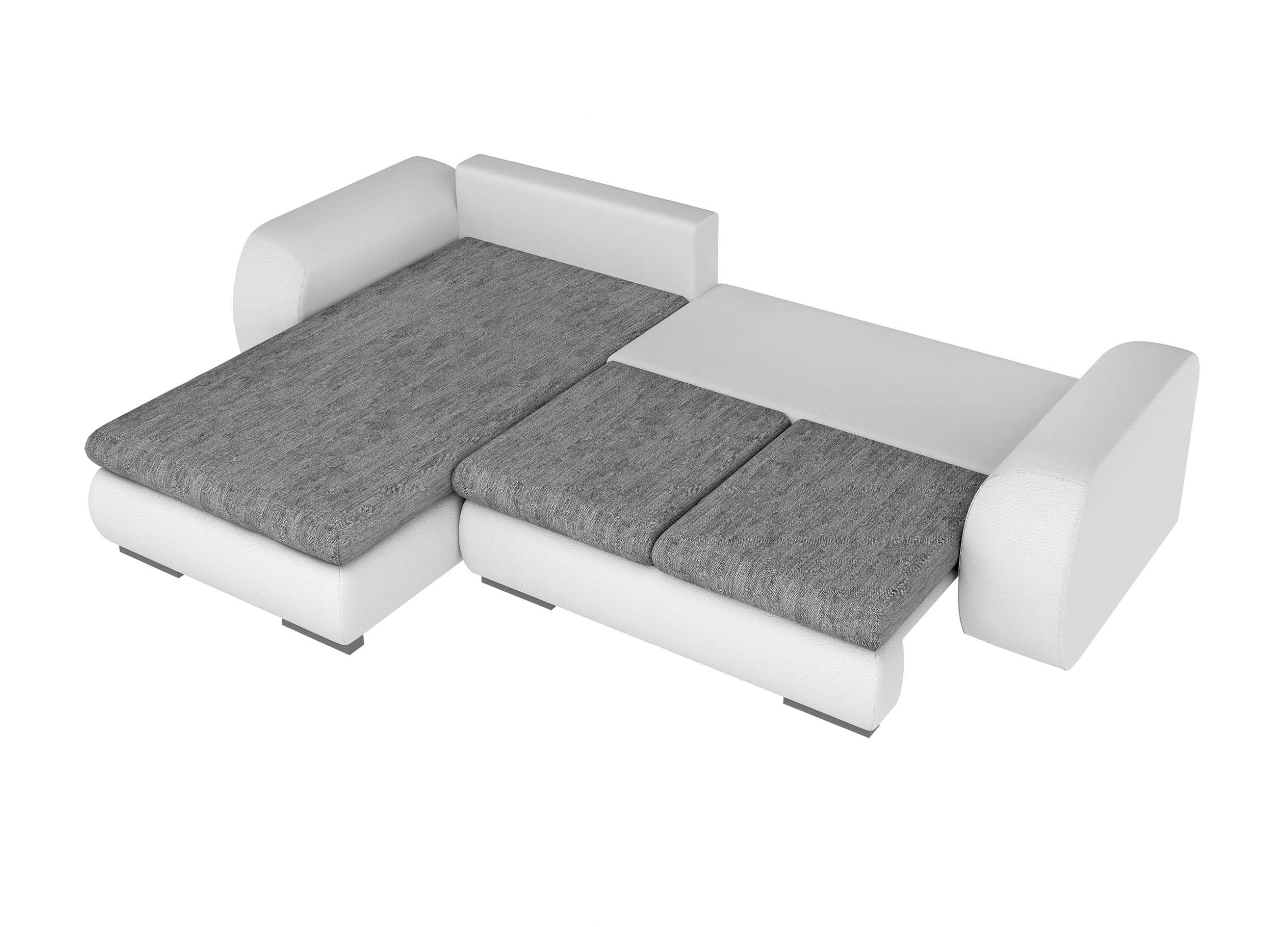 Stylefy Ecksofa Salturo, Bettfunktion, oder links mit mit rechts Raum Modern Wellenfederung, frei Eckcouch, stellbar, und im Bettkasten mane L-Form, Design bestellbar