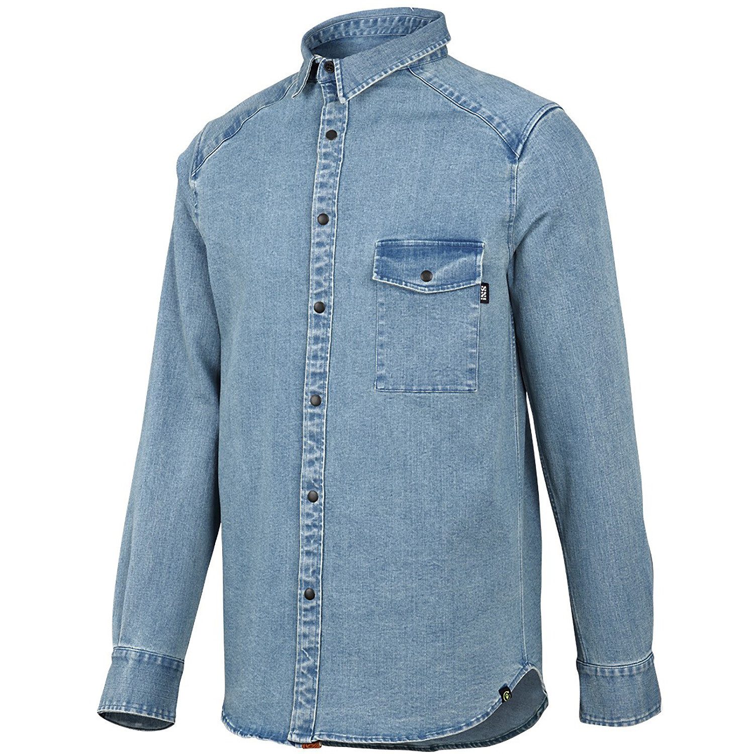 IXS Outdoorhemd Hemd M CARVE DIGGER ORGANIC DENIM SHIRT