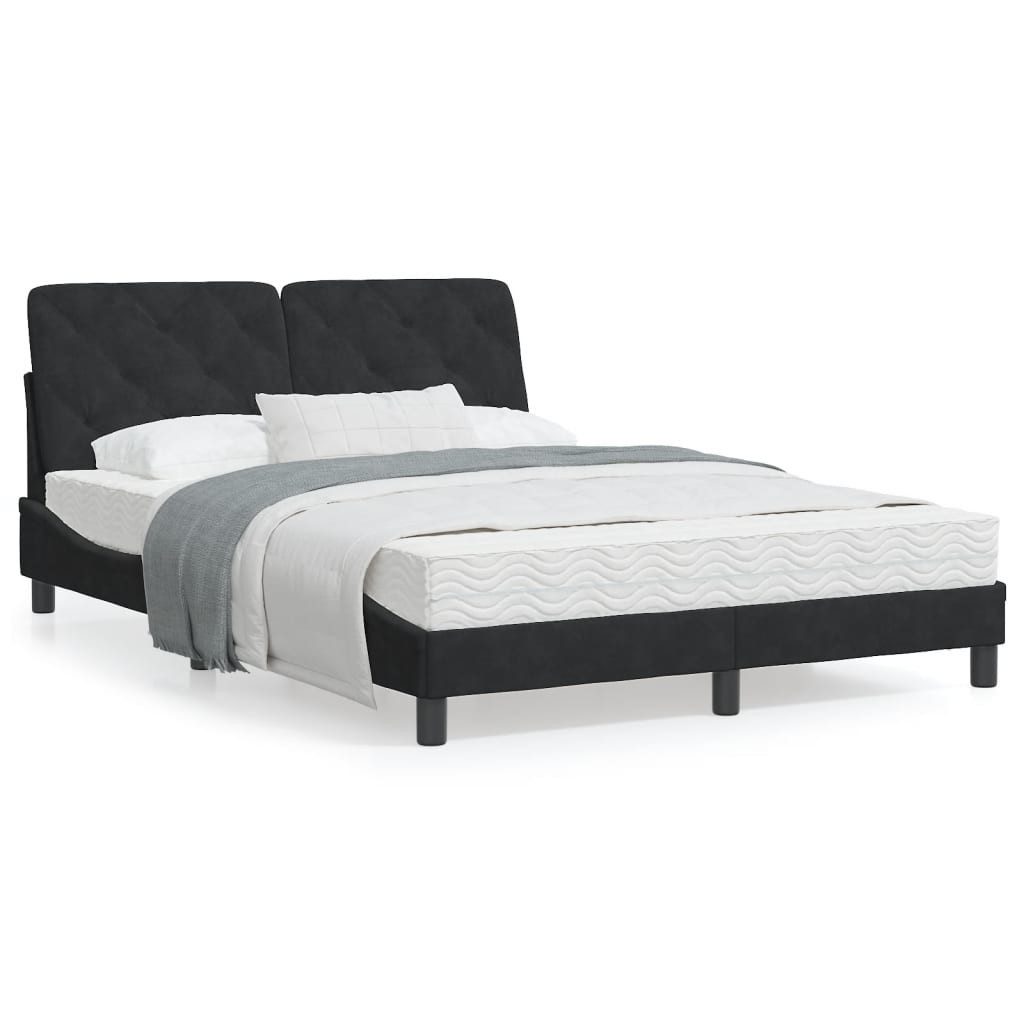 Möbel Haus & Garten VidaXL Polsterbett Schwarz 160x200cm Kunstleder Bett Bettges