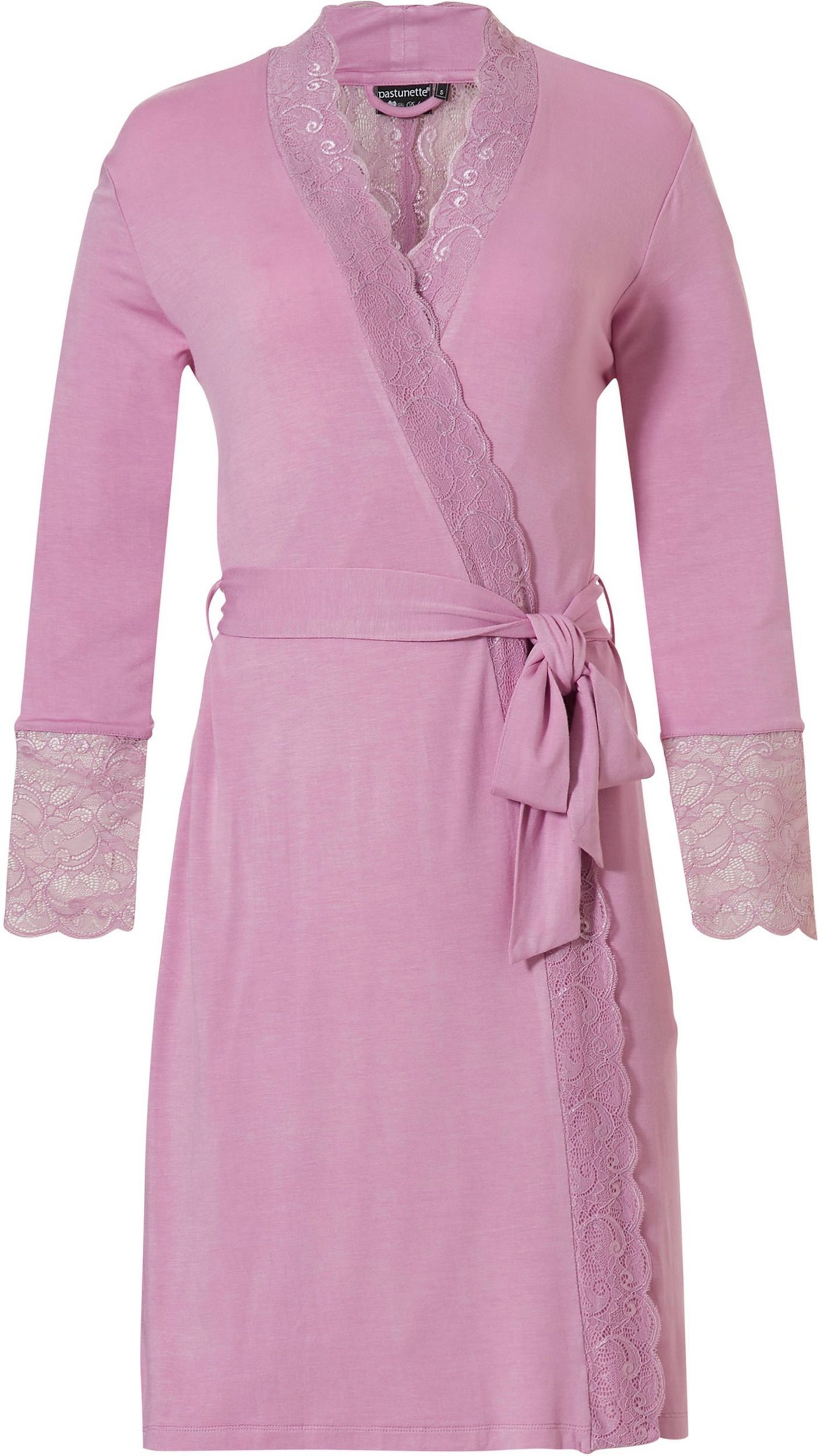 Pastunette Kimono Damen Morgenmantel mit Spitze, günstig online kaufen