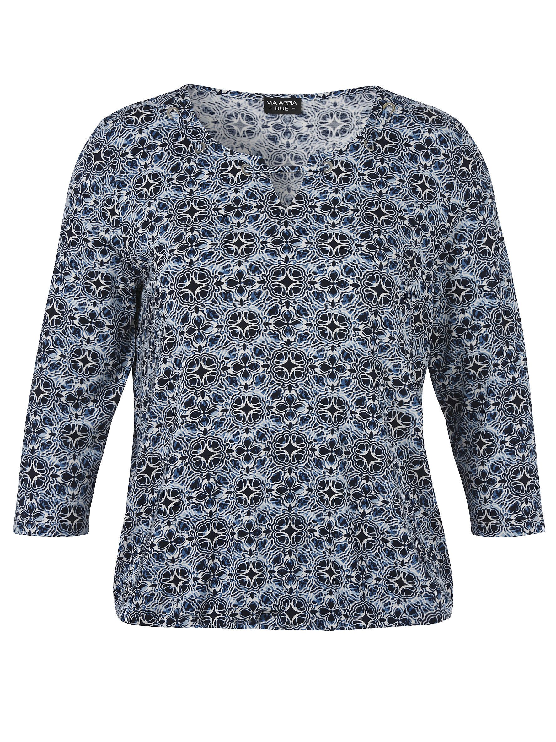 VIA APPIA DUE Print-Shirt (1-tlg) Große Größen