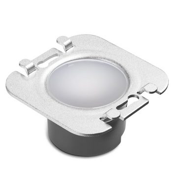 LEDANDO LED Einbaustrahler Wifi LED Treppenbeleuchtung PLEXI eckig für Schalterdose RGB + Warmwei