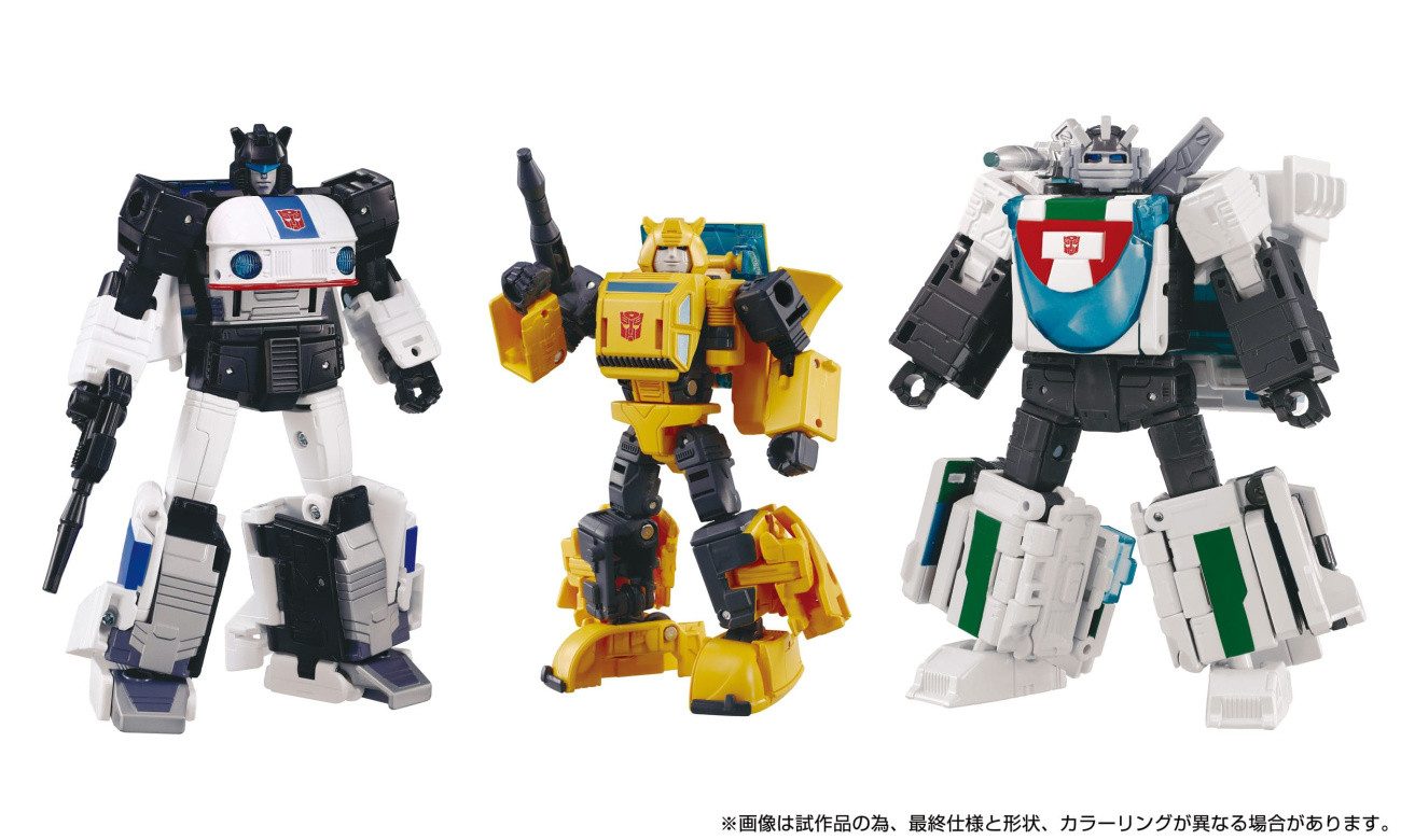 Takara Tomy Actionfigur Transformers Dramatic Capture Series Actionfiguren 3er-Pack Cybertron
