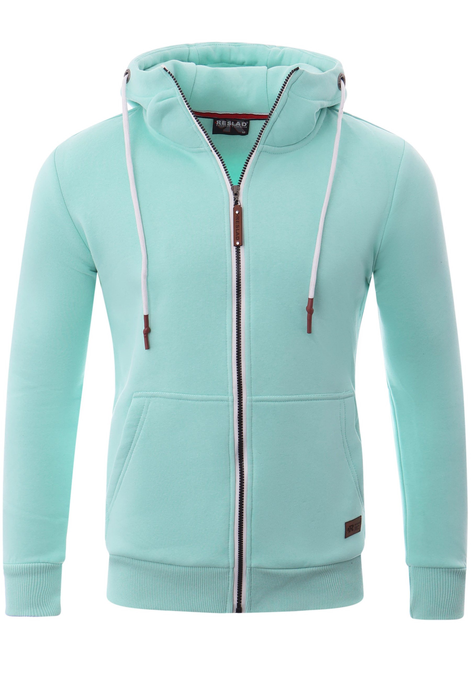 Reslad Sweatjacke Reslad Sweatjacke Zipper RS-1006 (1-tlg) Winter-Pullover Kapuzenpullover Sweater Hoodie Pulli Sweatshirt
