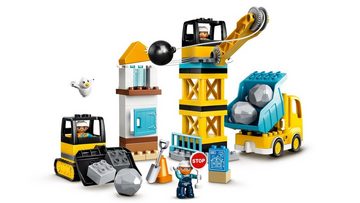 LEGO® Konstruktions-Spielset Town 10932 Baustelle mit Abrissbirne, (56 St)