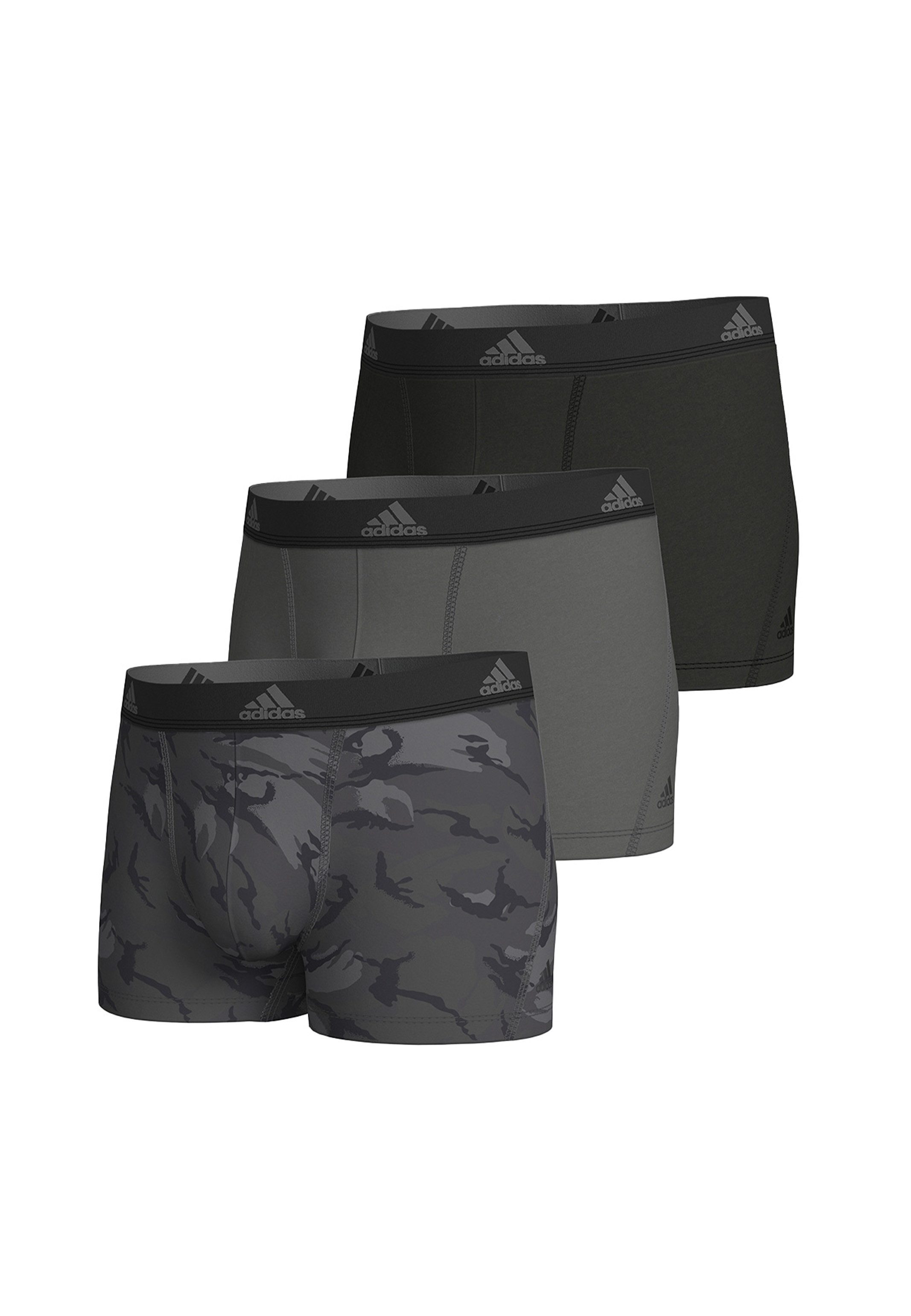 adidas Sportswear Retro Boxer 3er Pack Active Flex Cotton (Spar-Set, 3-St) Retro Short / Pant - Baumwolle - Ohne Eingriff - Atmungsaktiv