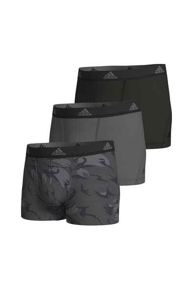 adidas Sportswear Retro Boxer 3er Pack Active Flex Cotton (Spar-Set, 3-St) Retro Short / Pant - Baumwolle - Ohne Eingriff - Atmungsaktiv