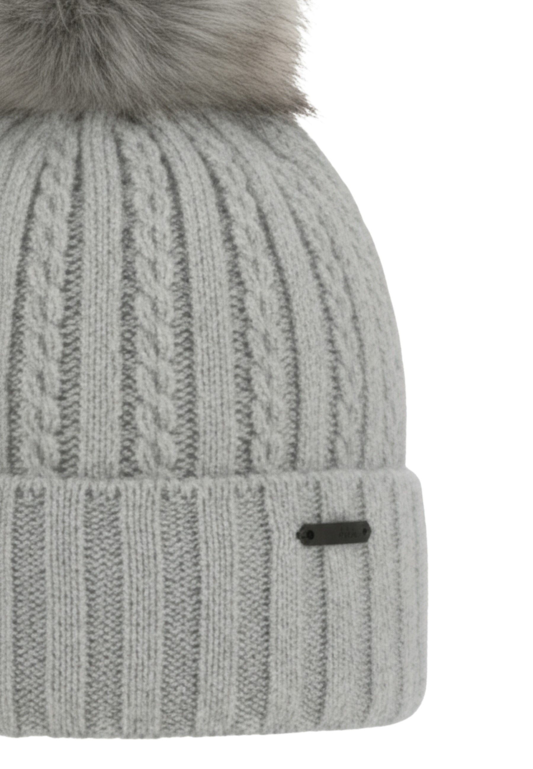 Diademita Beanie Damen-Wintermütze – Karizma mit Bommel (Set)