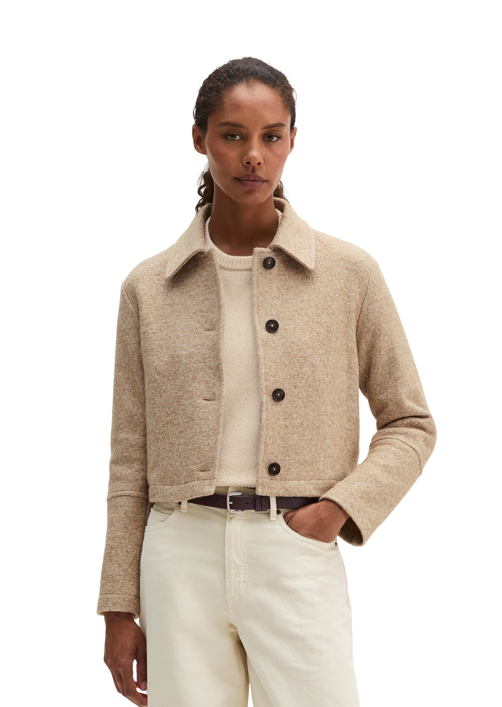 Marc O'Polo Kurzjacke aus Boiled Wool Melange