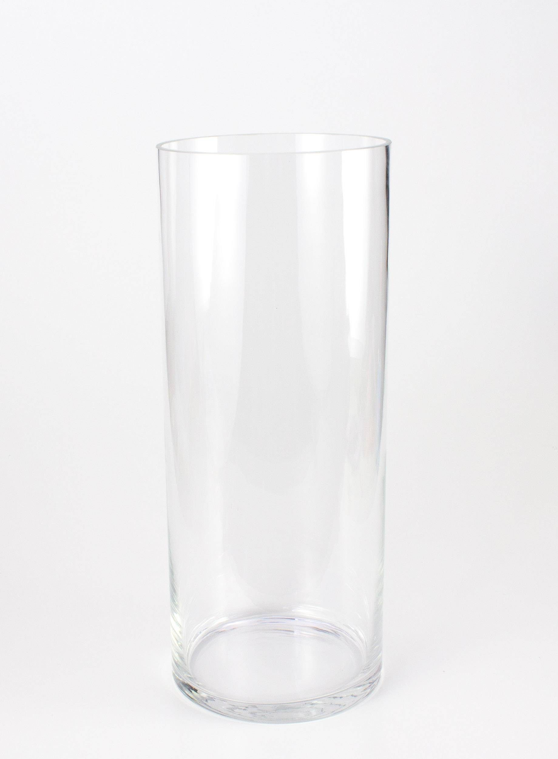 INNA-Glas Bodenvase Glasvase Zylinder Sansa AIR, klar, 50cm, Ø20cm