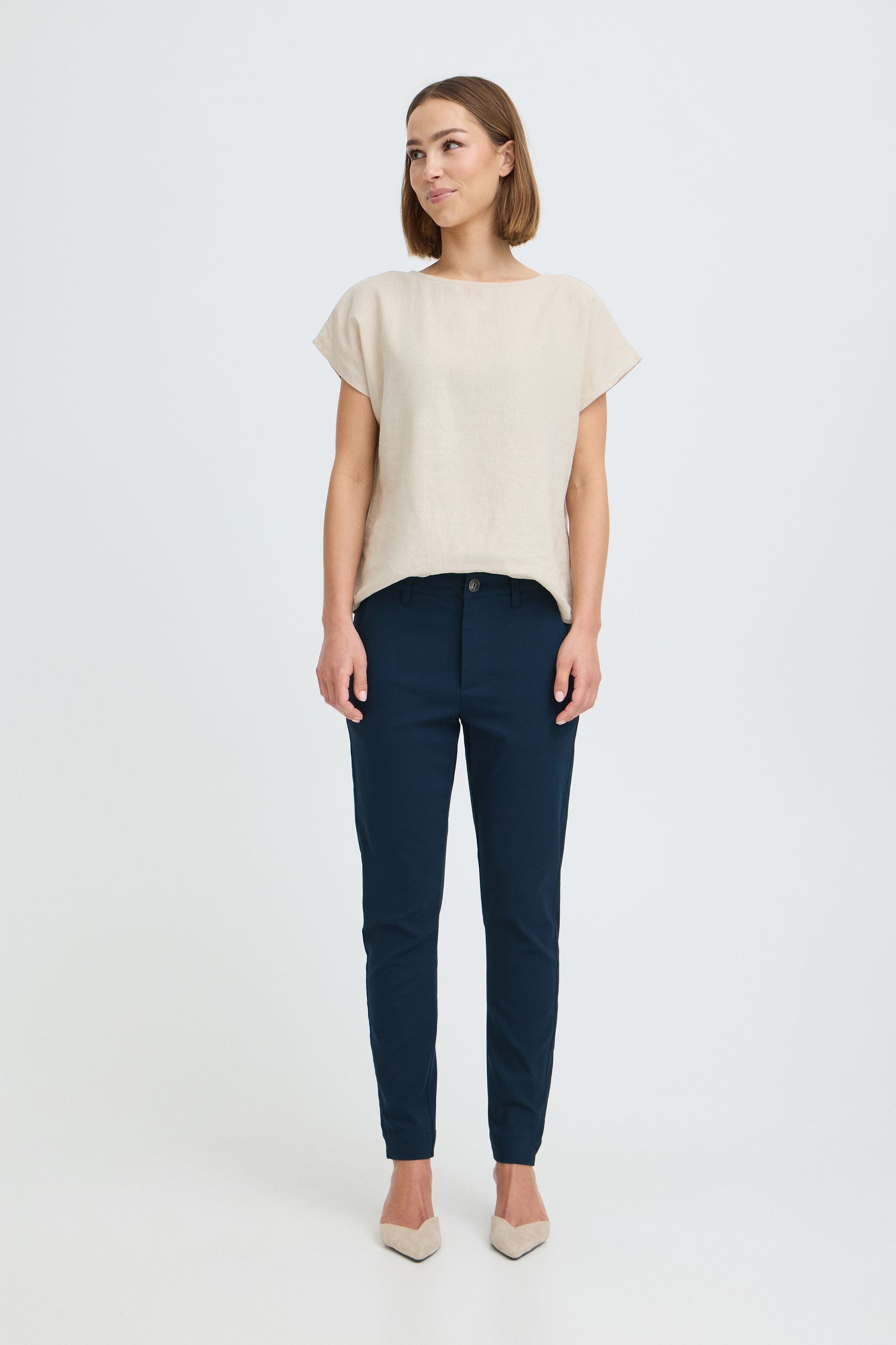 OXMO Chinohose OXKeily Basic Chinohose - Slim Fit