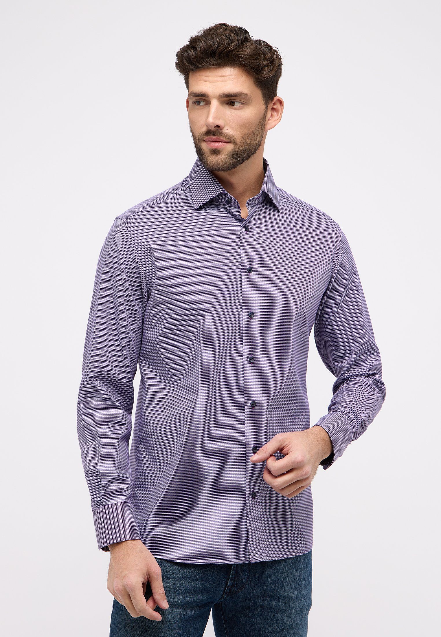 Eterna Langarmhemd MODERN FIT günstig online kaufen