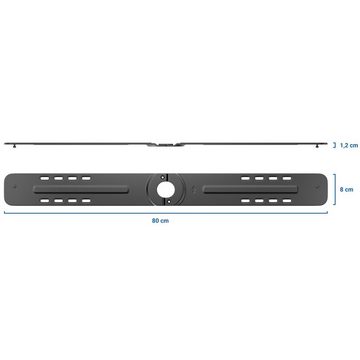 deleyCON deleyCON Wandhalterung für SONOS Playbar Soundbar Ultraflaches Design Lautsprecher-Wandhalterung