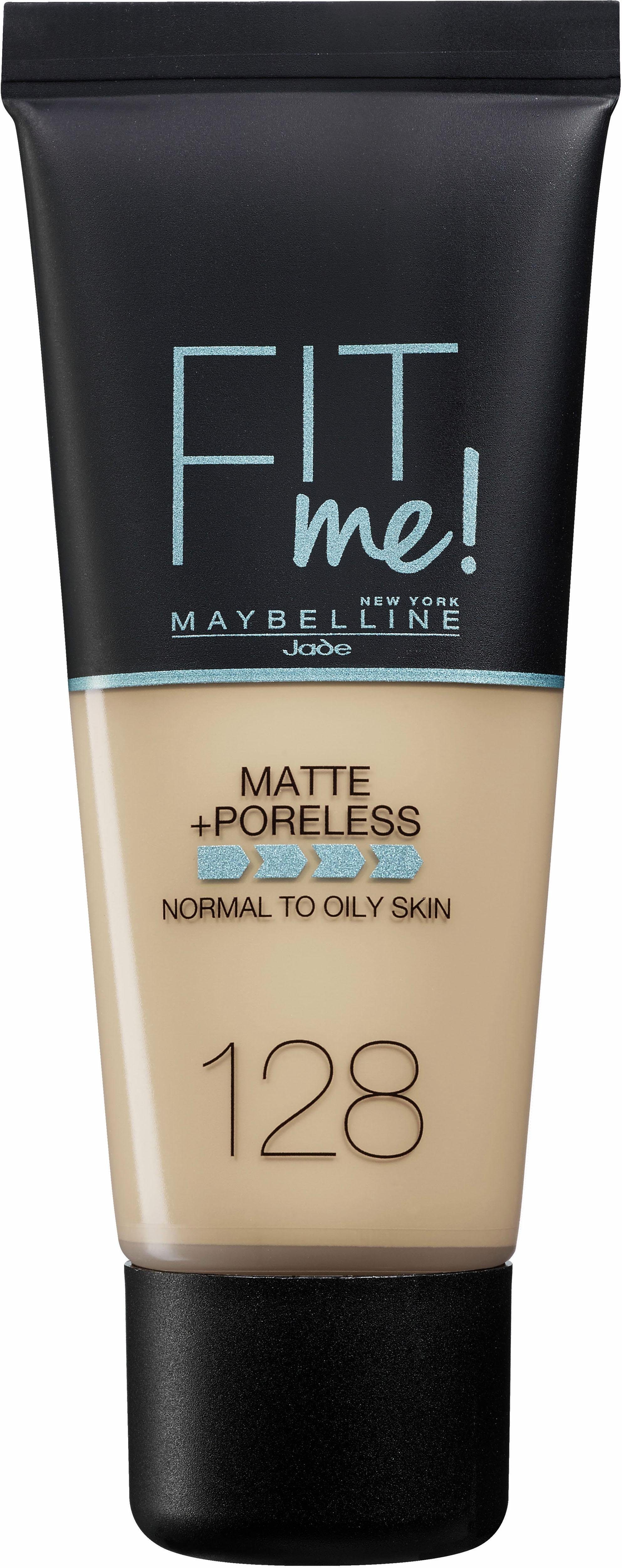 MAYBELLINE NEW YORK Foundation Fit Me! Matte + Poreless Make-Up, mit langanhaltender Formel