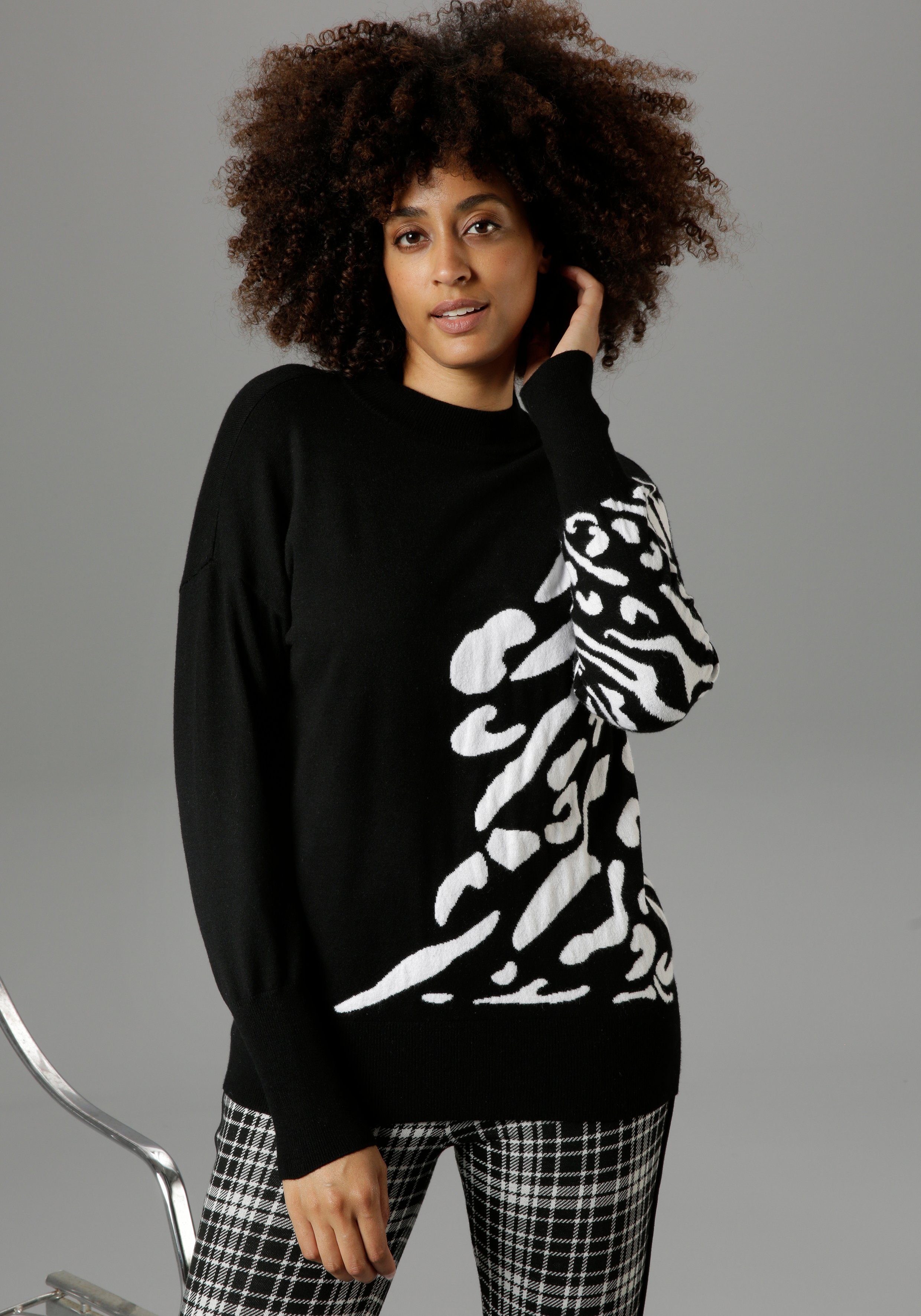 black adidas leopard jumper