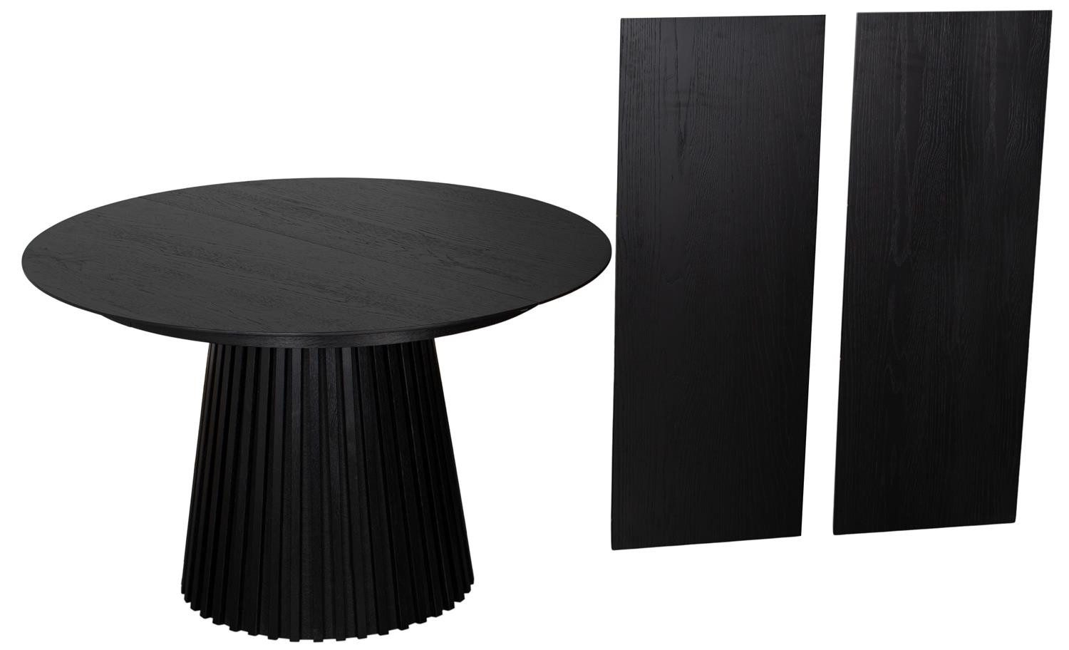 bene living Esstisch Andria - oval 210 x 120 cm - Eichenholz natur dunkelgr günstig online kaufen