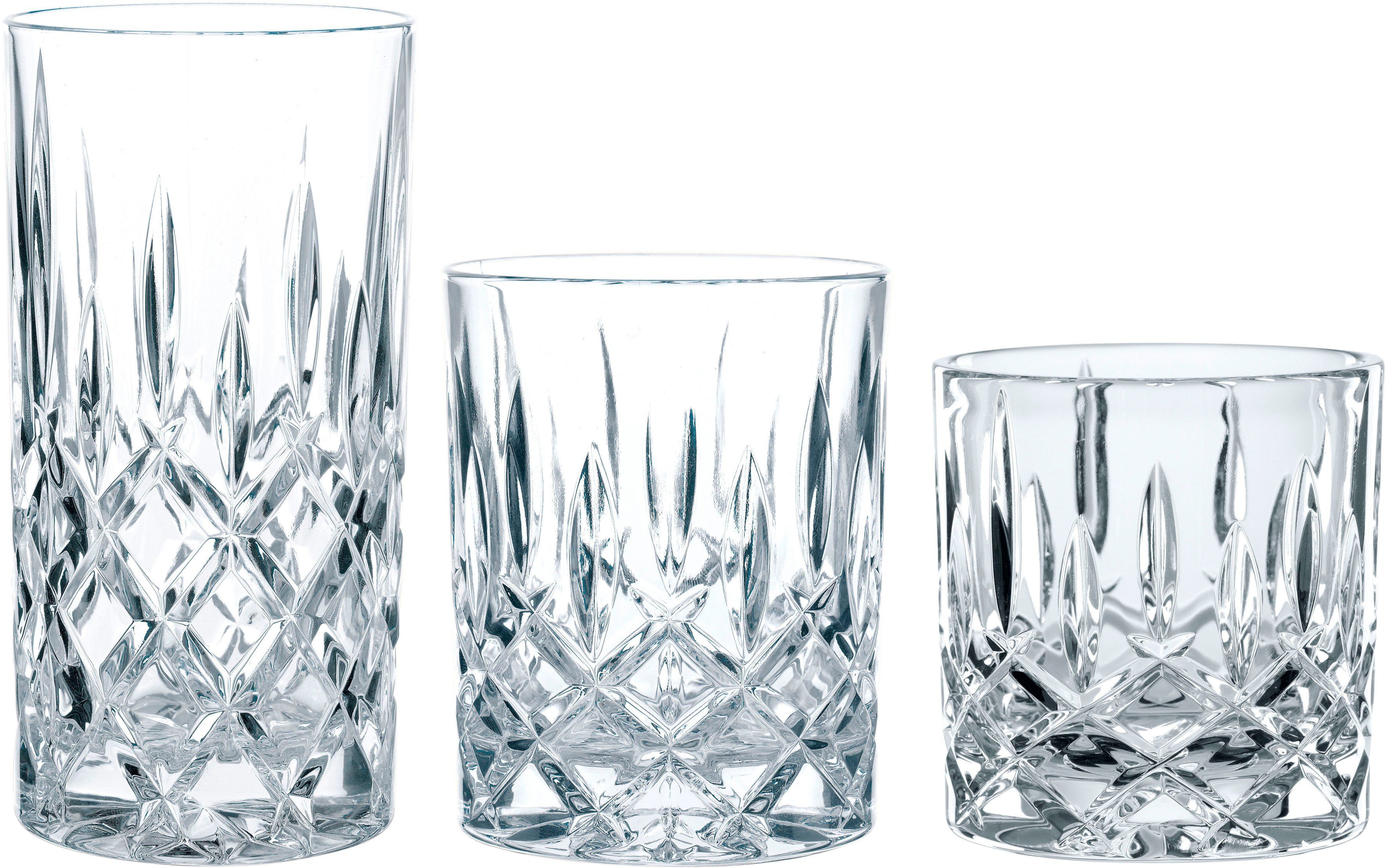 Nachtmann Gläser-Set Nachtmann Noblesse Becherset 18 tlg, Glas