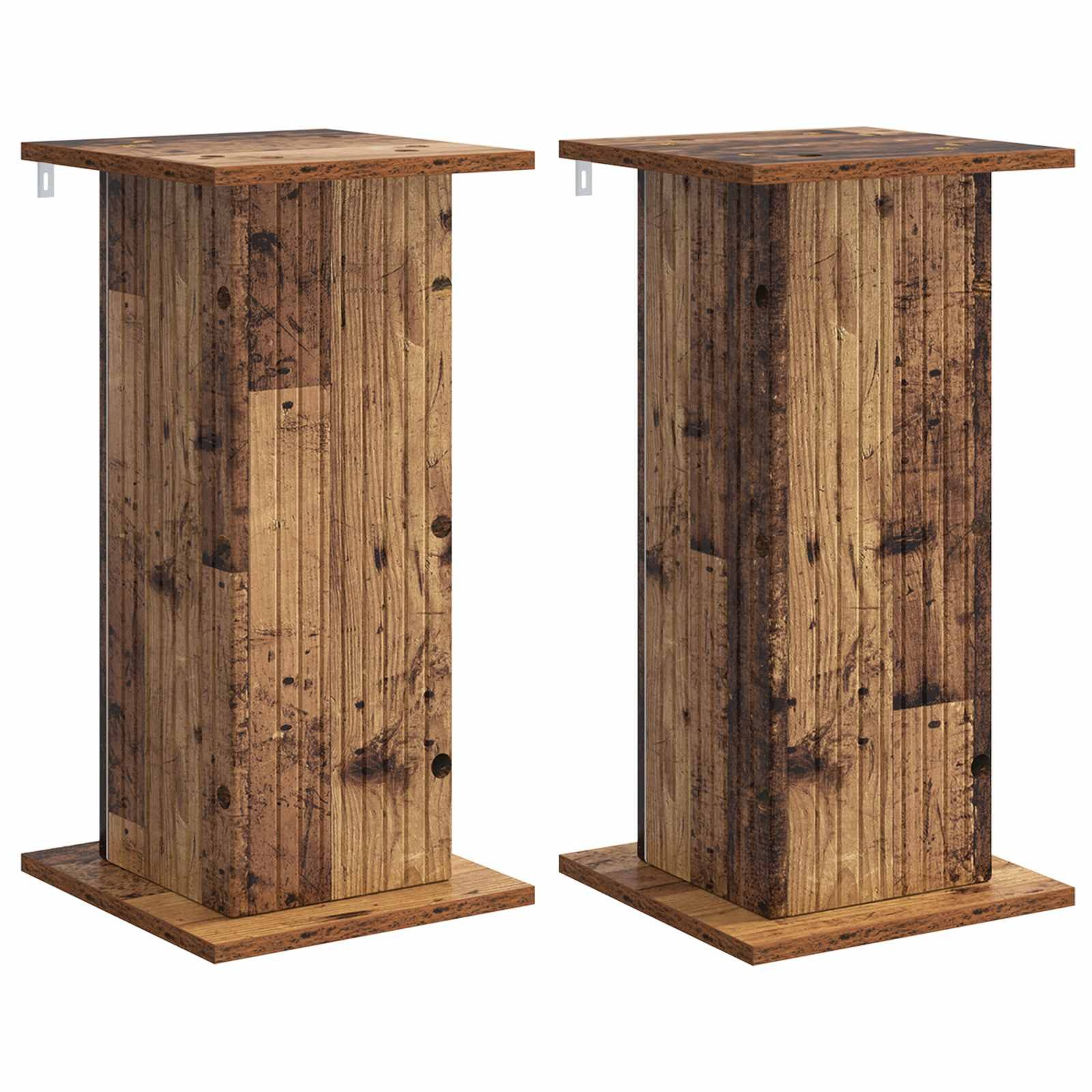vidaXL Blumenständer Pflanzenständer 2 pcs Altholz 30,5 x 30 x 60,5 cm Holzwerkstoff (2 St)