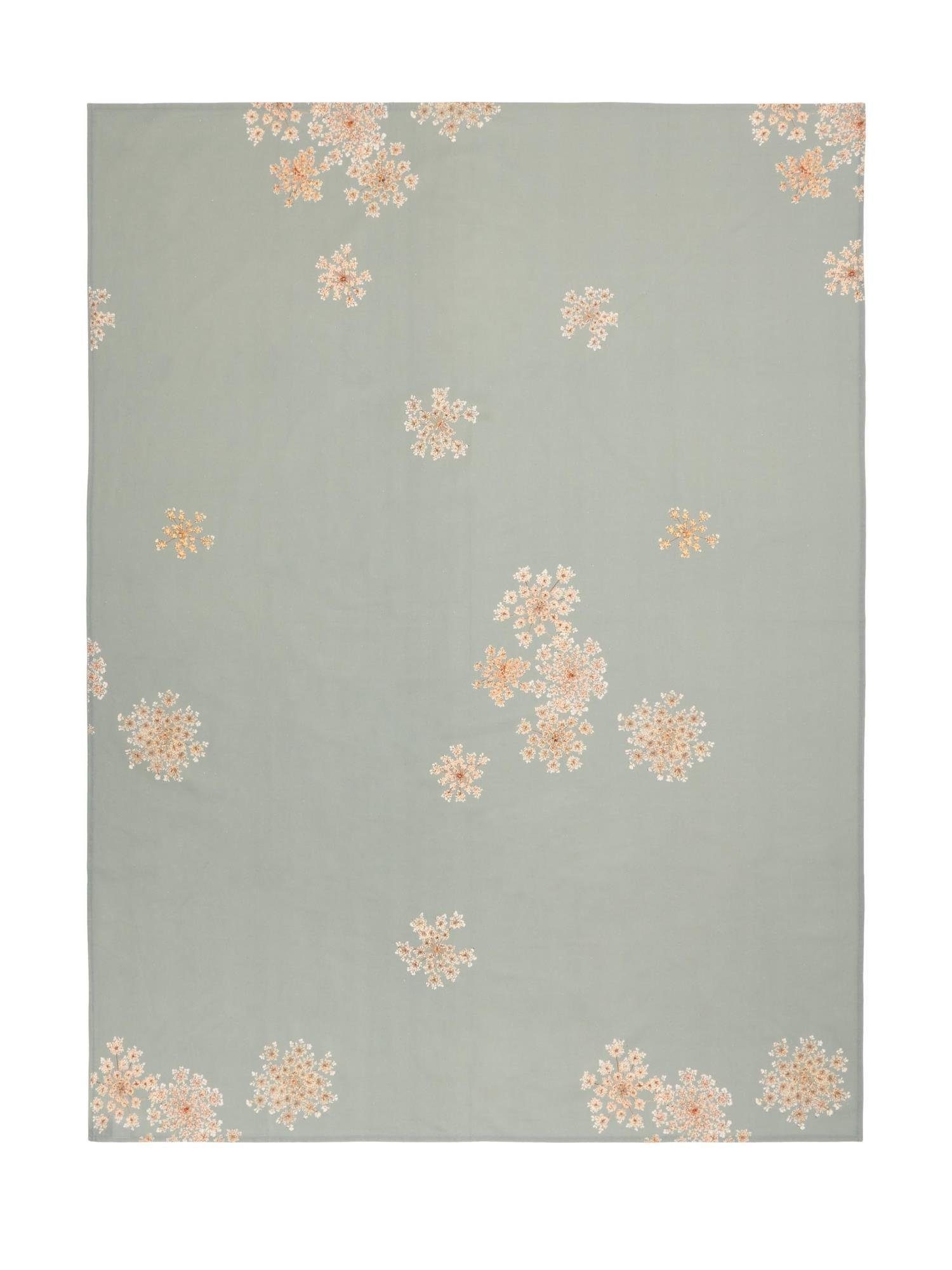 Essenza Tischdecke Lauren (1-tlg), mit Blumenprint Stone Green