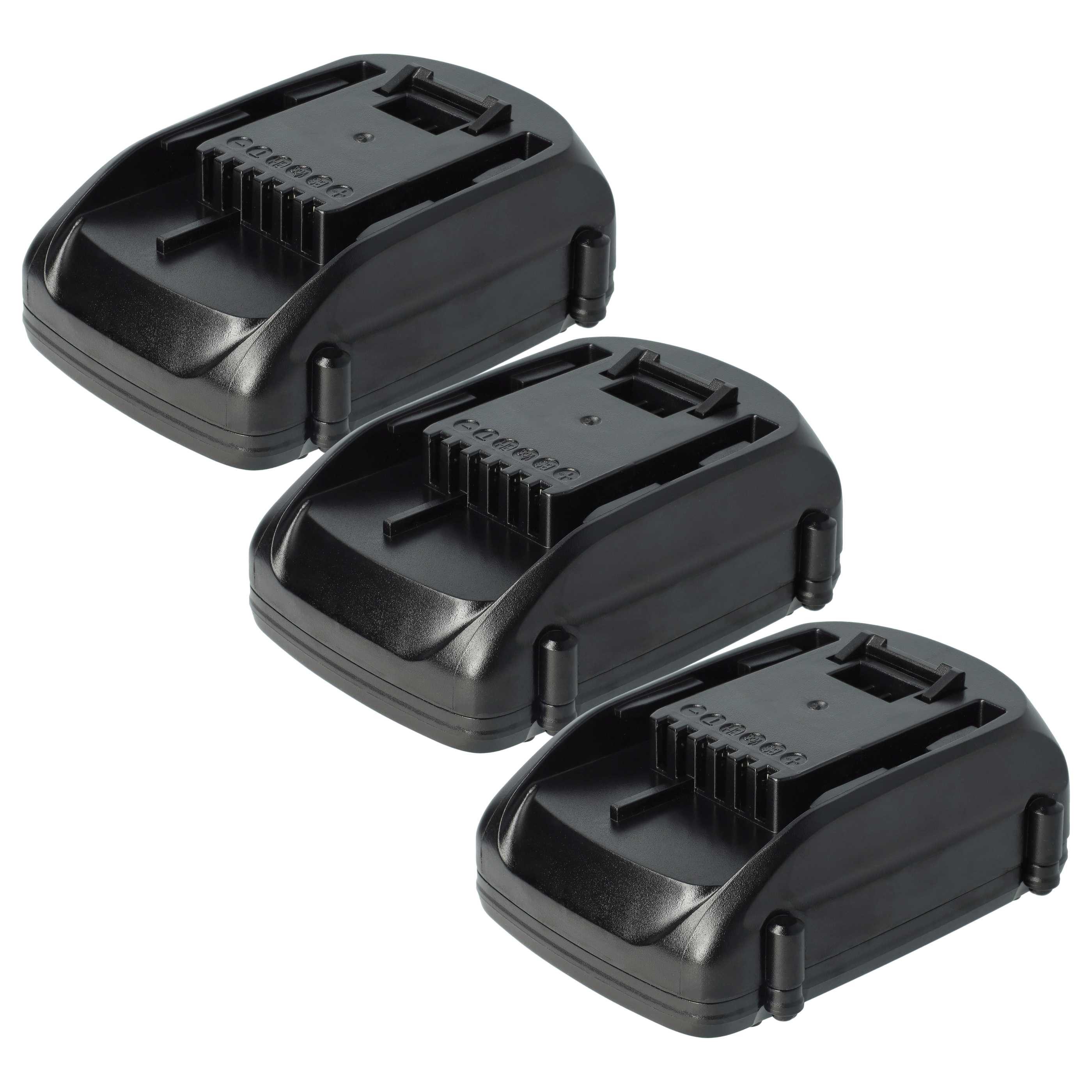 vhbw Akku passend für Worx WG778E, WG778, WG894E, WG779, WG891, WG891E, Akku Akku Li-Ion 1500 mAh (18 V, 3 St), Leistungsfähige Austausch-Akkus für Werkzeug Powertools wie