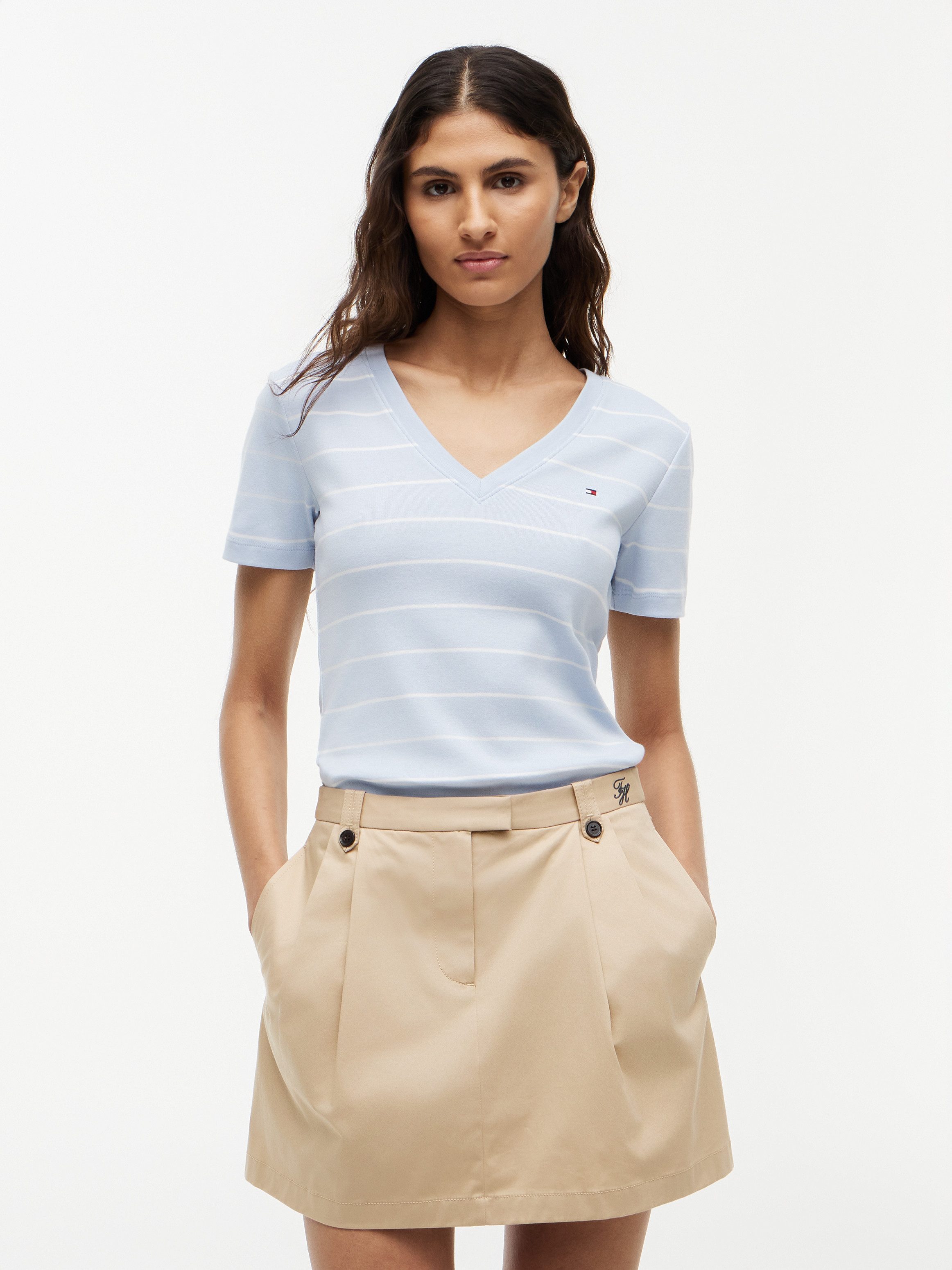 T-Shirt SLIM CODY V-NECK SHORT SLEEVE