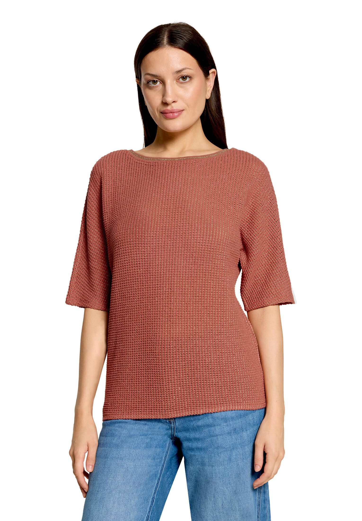 Betty Barclay Kurzarmshirt Damen mit Struktur (1-tlg)