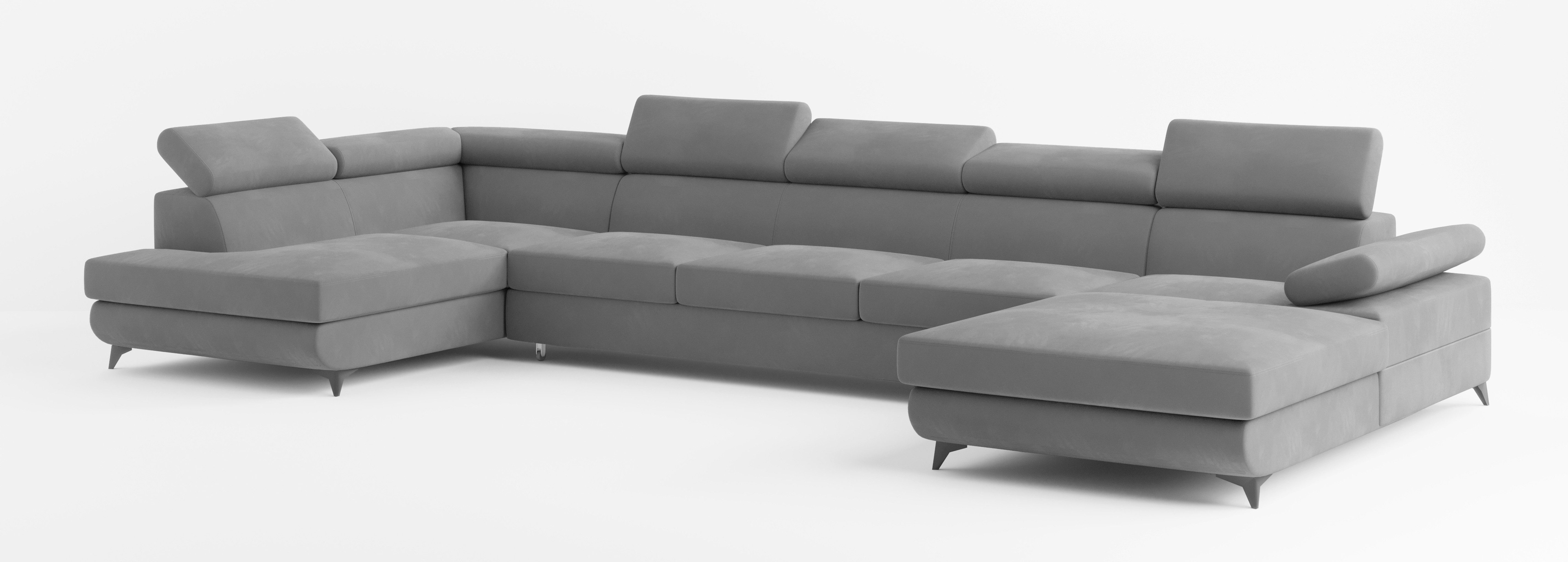Masseno Ecksofa MONTIVA mit Schlaffunktion U-Form, günstig online kaufen
