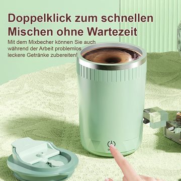 DOPWii Teeschale Vollautomatischer USB-Mixbecher, einfach perfekten Kaffee zubereiten, geeignet für Büro/Küche/Reisen/Zuhause, 400 ml