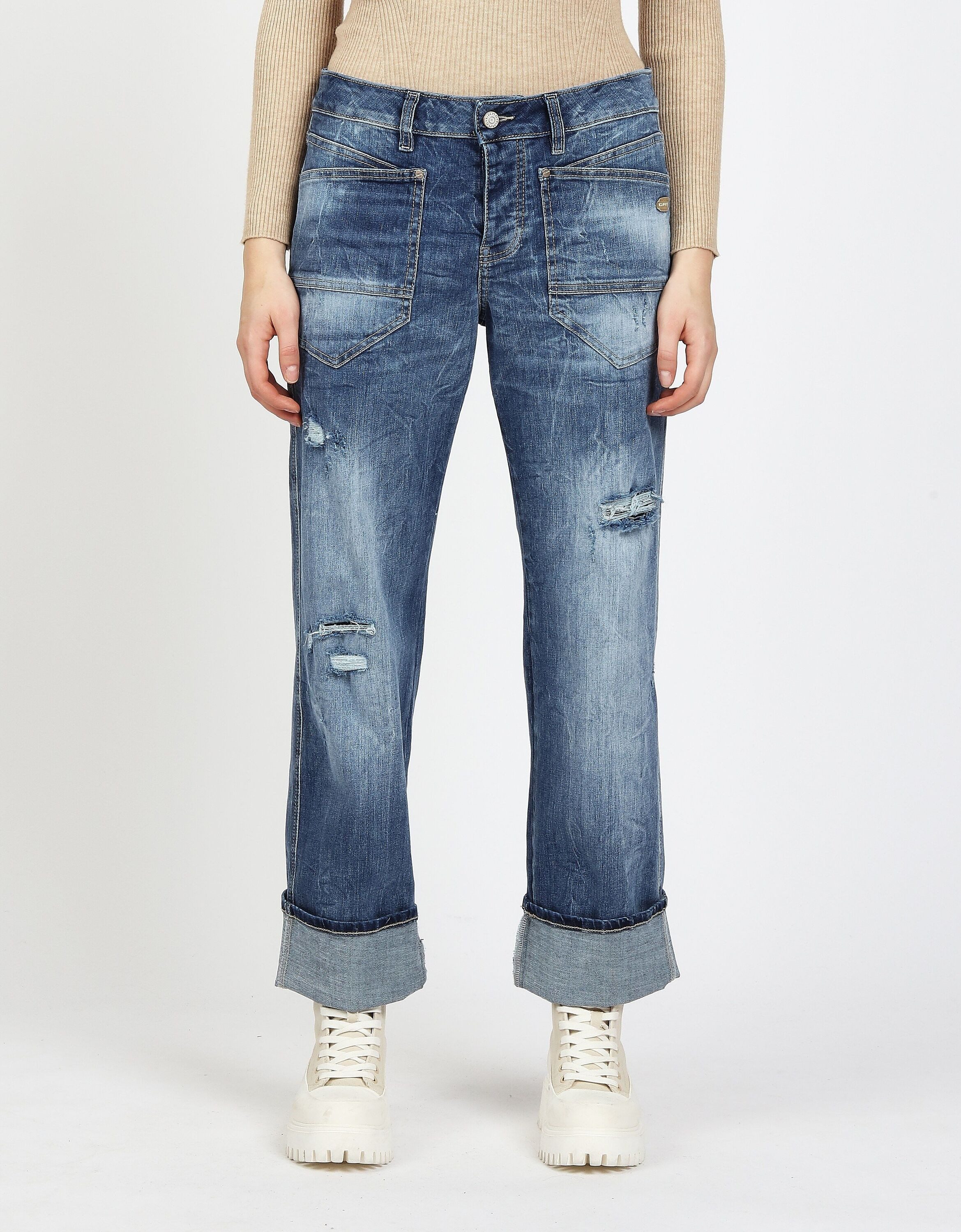 GANG 7/8-Jeans 94ROBERTA mit aufgesetzten Taschen