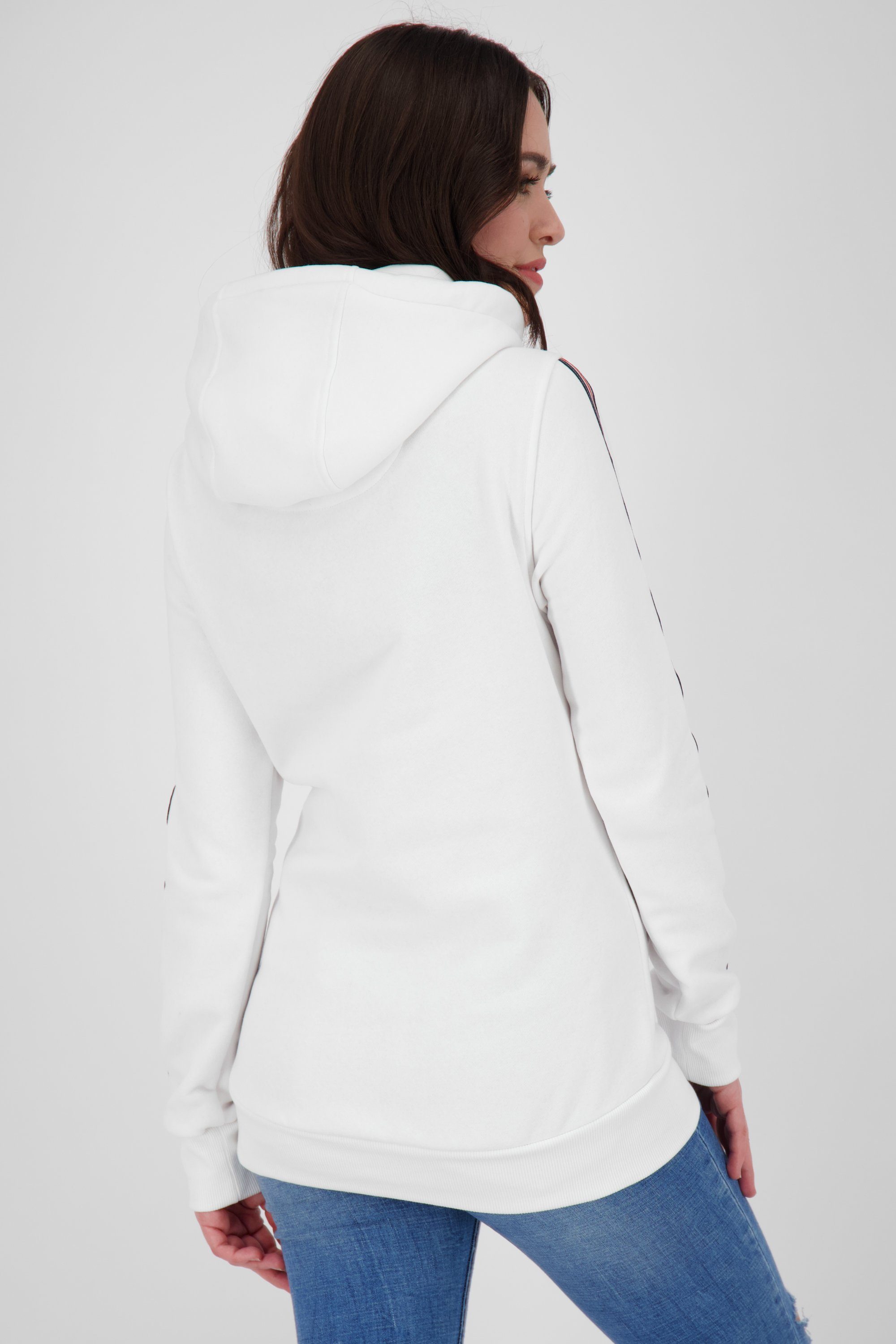 Sweatshirt D white Kapuzensweatshirt & Kapuzensweatshirt, Alife SarahAK Kickin Sweat Damen