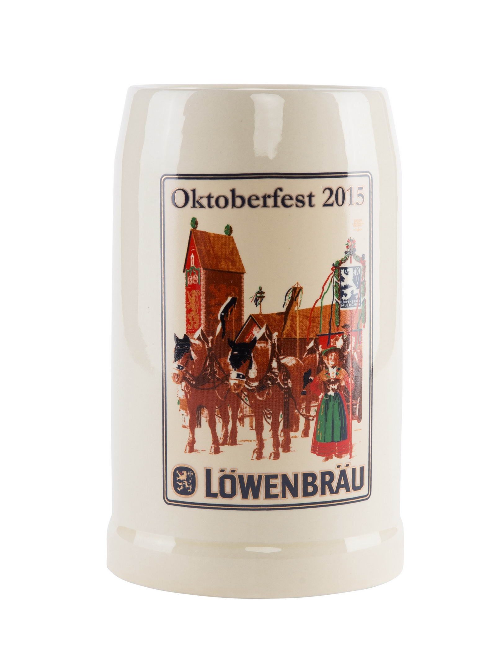 Bierkrug Löwenbräu 0,5 l Krug, Oktoberfest 2015