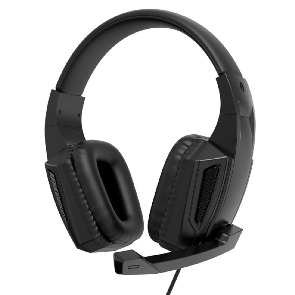 XO Virtual 3D Sound mit Ohrhörer Musik Mikrofon Gaming-Headset schwarz Stereo Surround