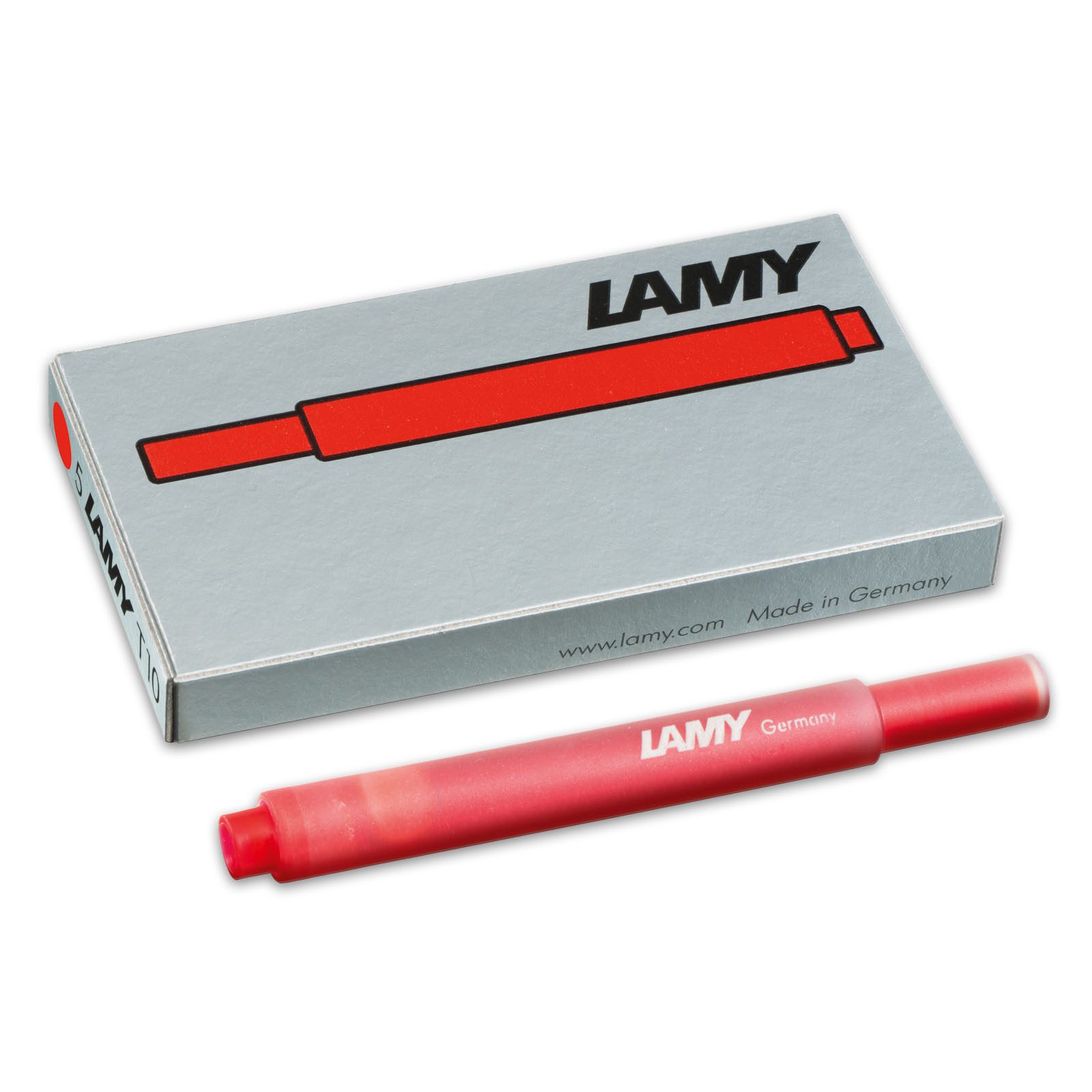 LAMY Großraum-Tintenpatronen T10, rot