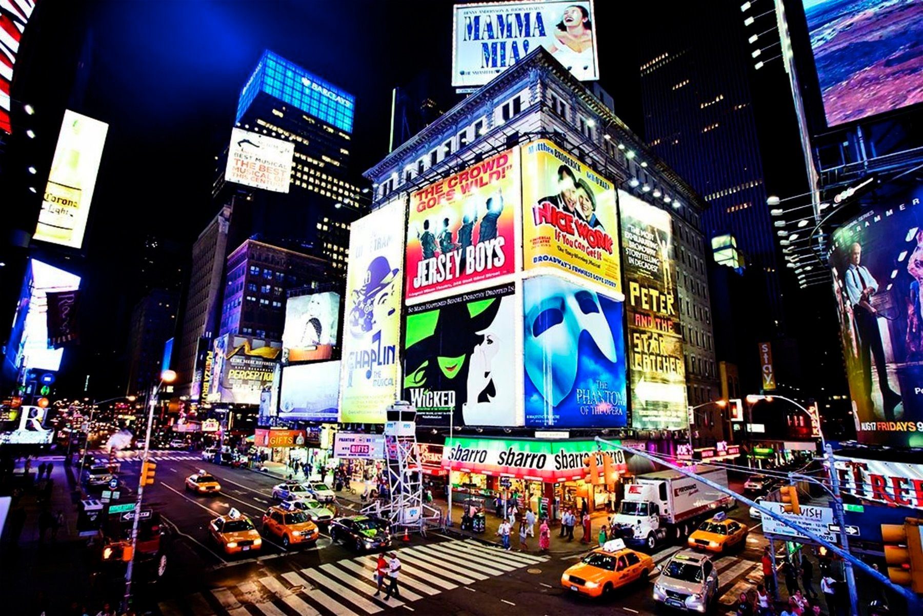 Papermoon Fototapete New York Time Square, glatt