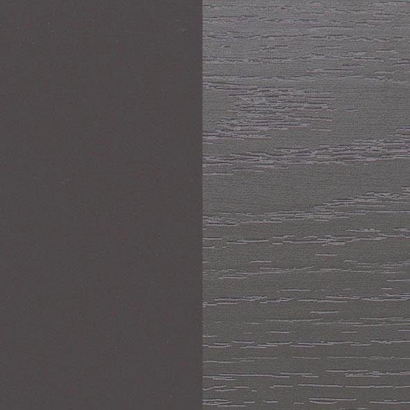 Spülenschrank Geschirrspüler für MÖBEL 120 HELD Breite cm, Hochglanz/grafit Ohio mit grau Tür/Sockel