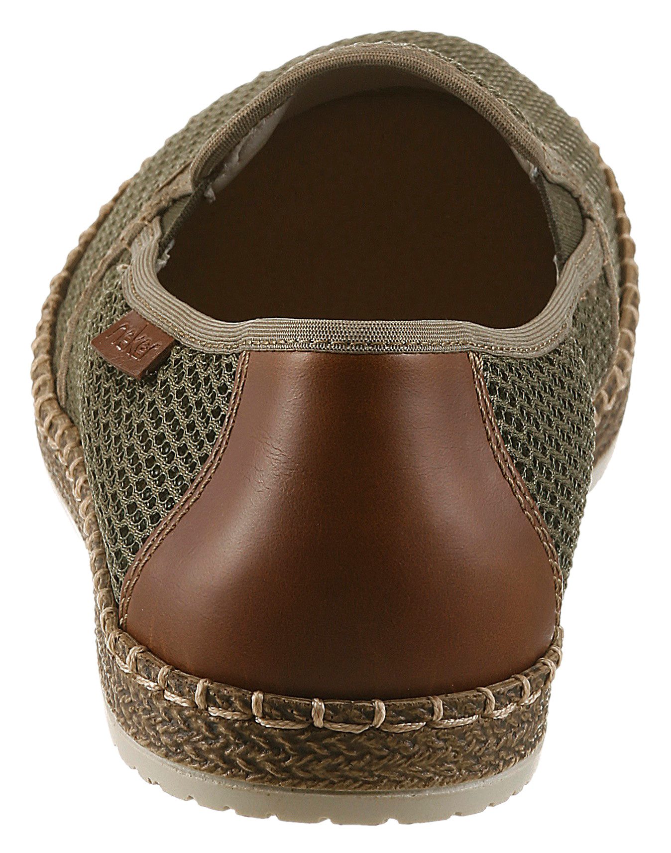 Rieker Espadrille mit luftdurchlässiger Perforation