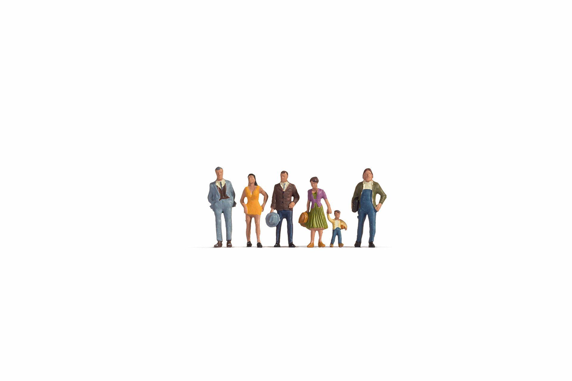 NOCH Dekofigur NOCH Passanten, Modell Figuren-Set, 6 Teile für Sp