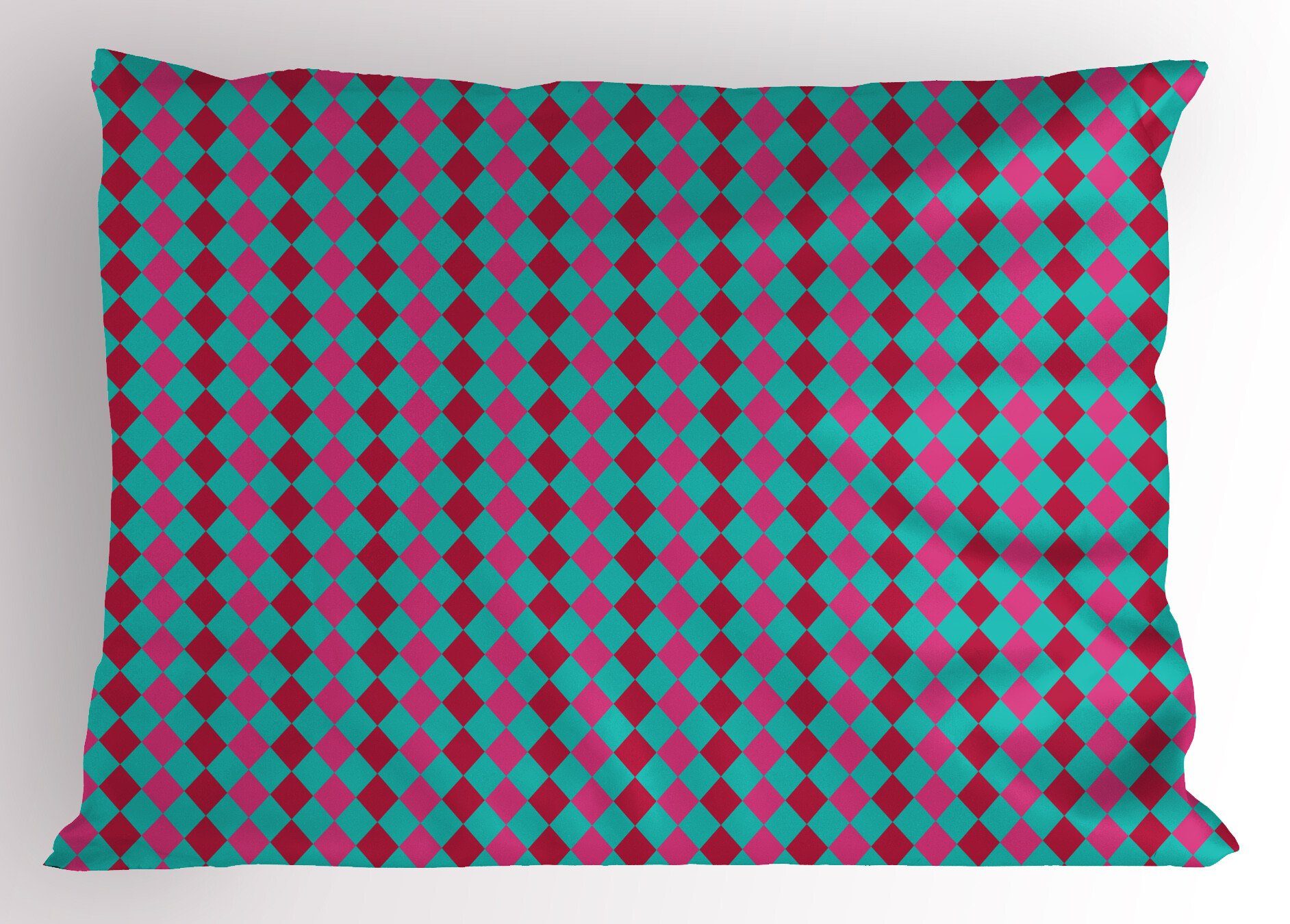 Kissenbezüge Dekorativer Queen geometrische Gedruckter Fröhlich Size Stück), Abakuhaus Kopfkissenbezug, Argyle (1 Rhombus