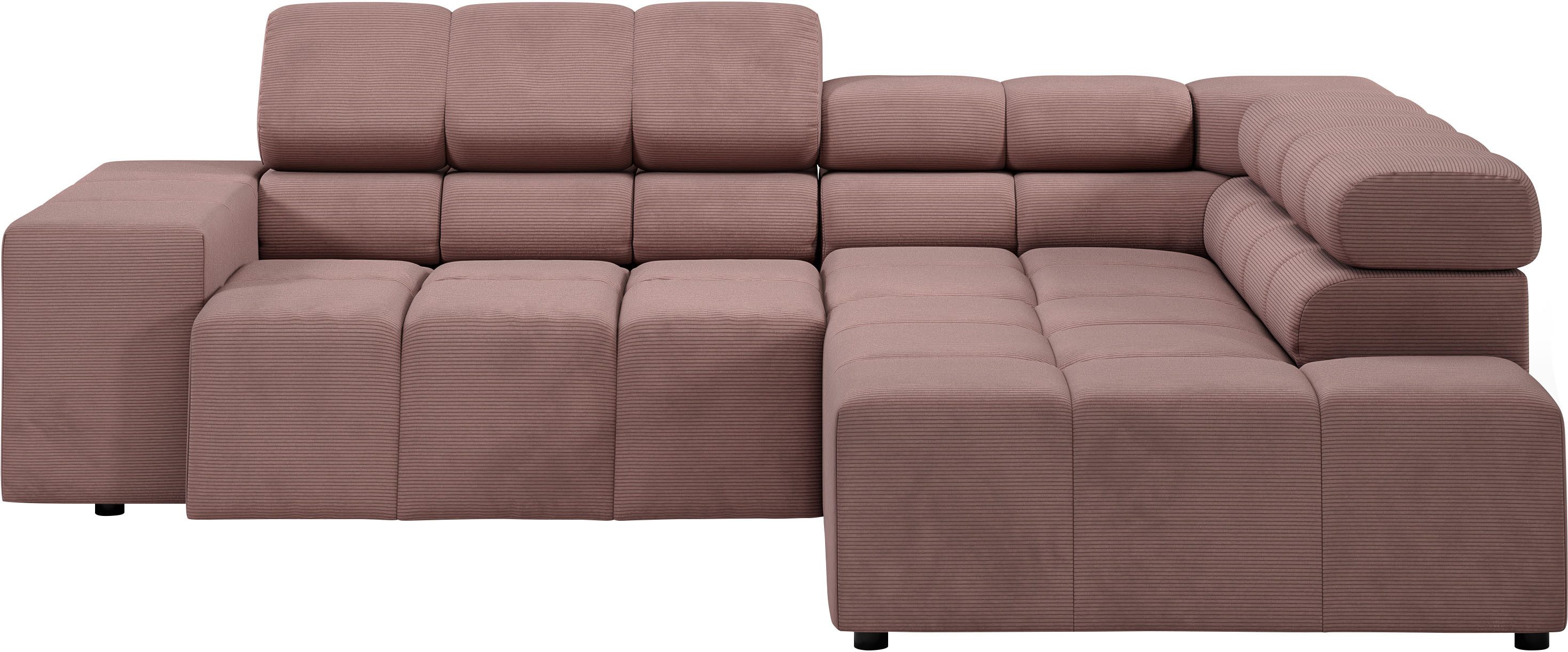INOSIGN Ecksofa Ancona, incl. Kopfteilverstellung + günstig online kaufen