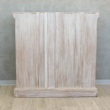 Oriental Galerie Unterschrank Weiß Whitewash Olddoor Antik Sideboard Indien Model 2 90 cm