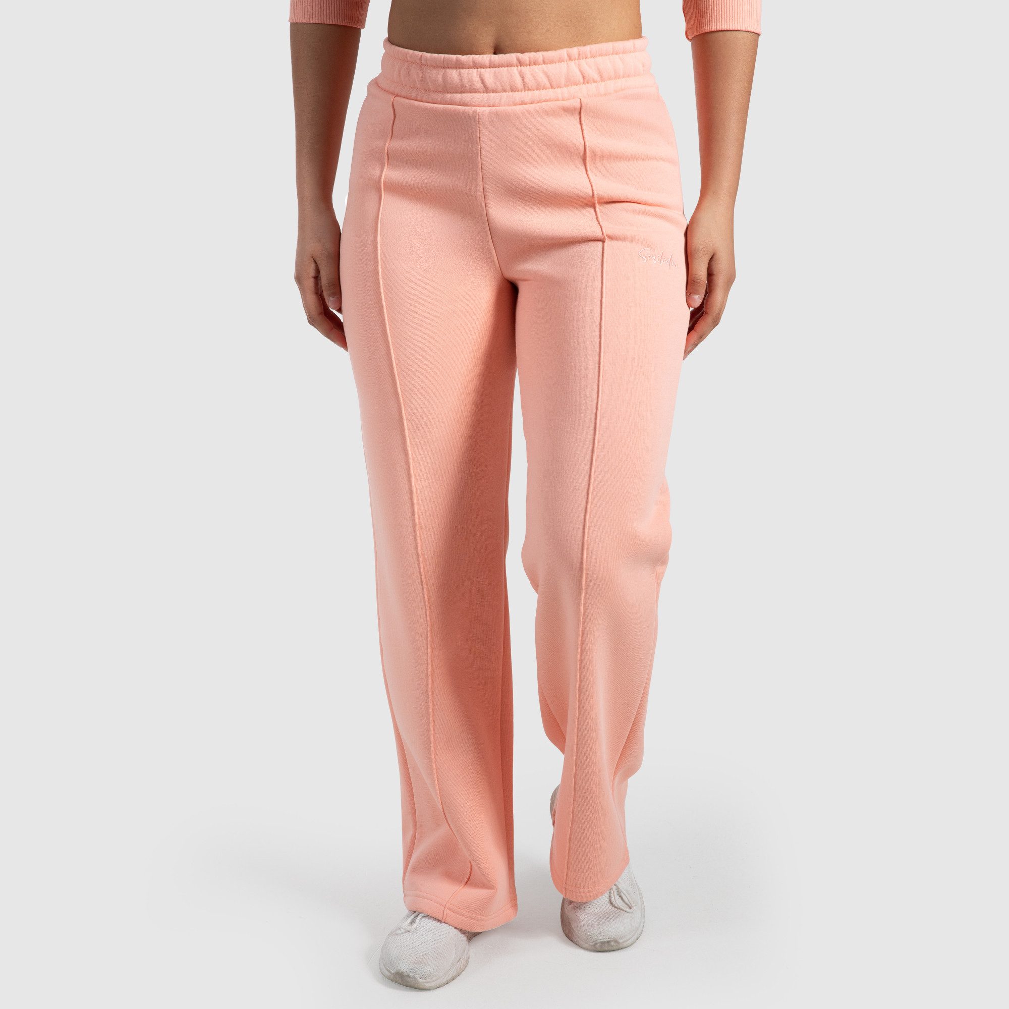 Smilodox Jogginghose Milea, Weit geschnittene Lounge-Hose, elastischer Bund günstig online kaufen