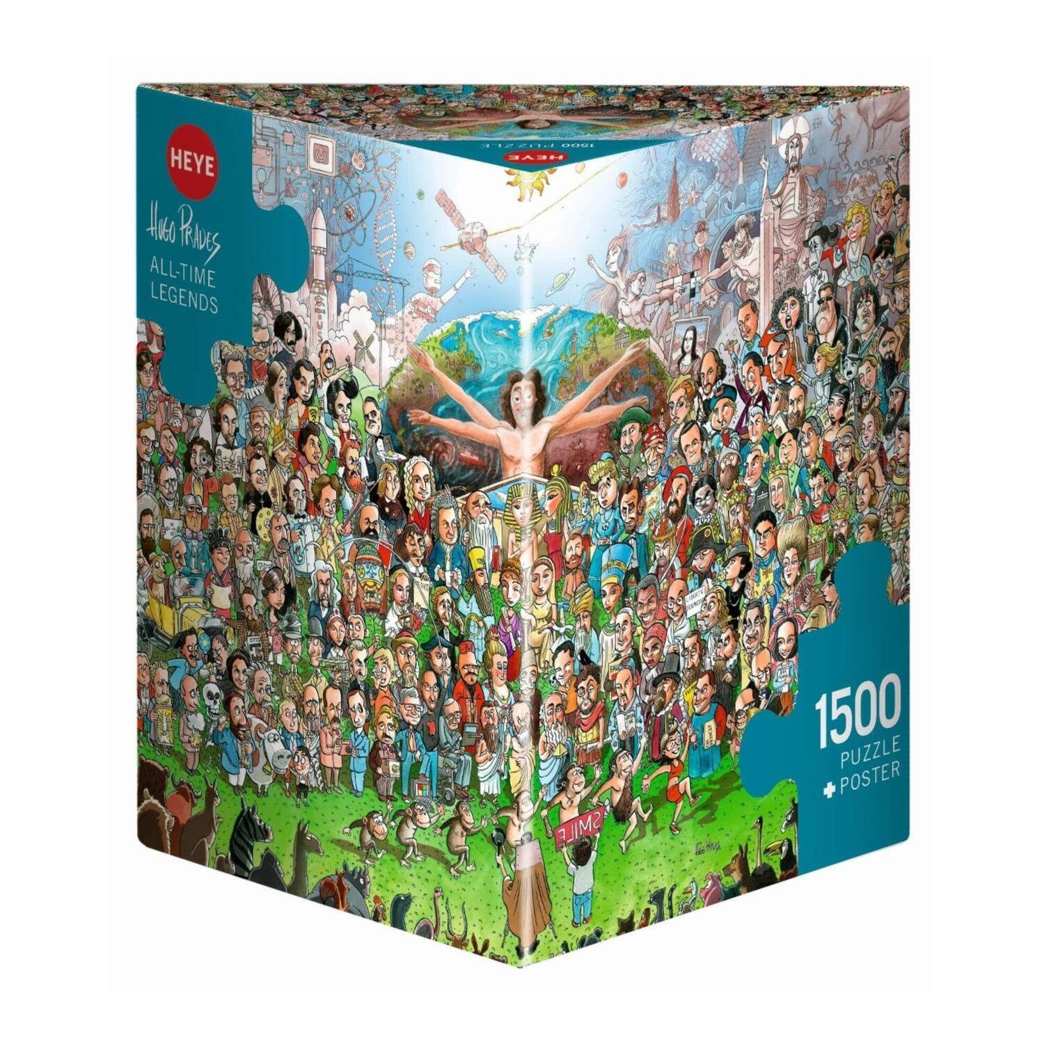 HEYE Puzzle All-Time Legends, 1500 Puzzleteile
